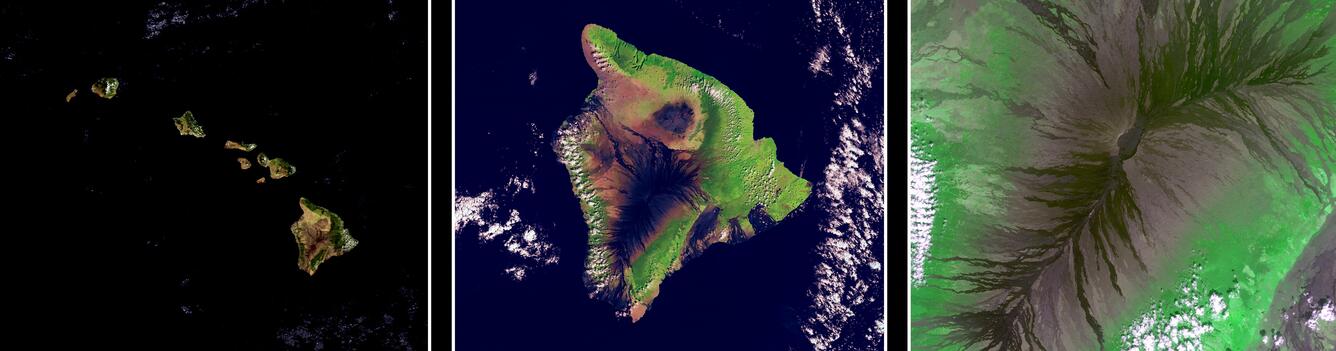 Hawaiian volcanoes, image of the week