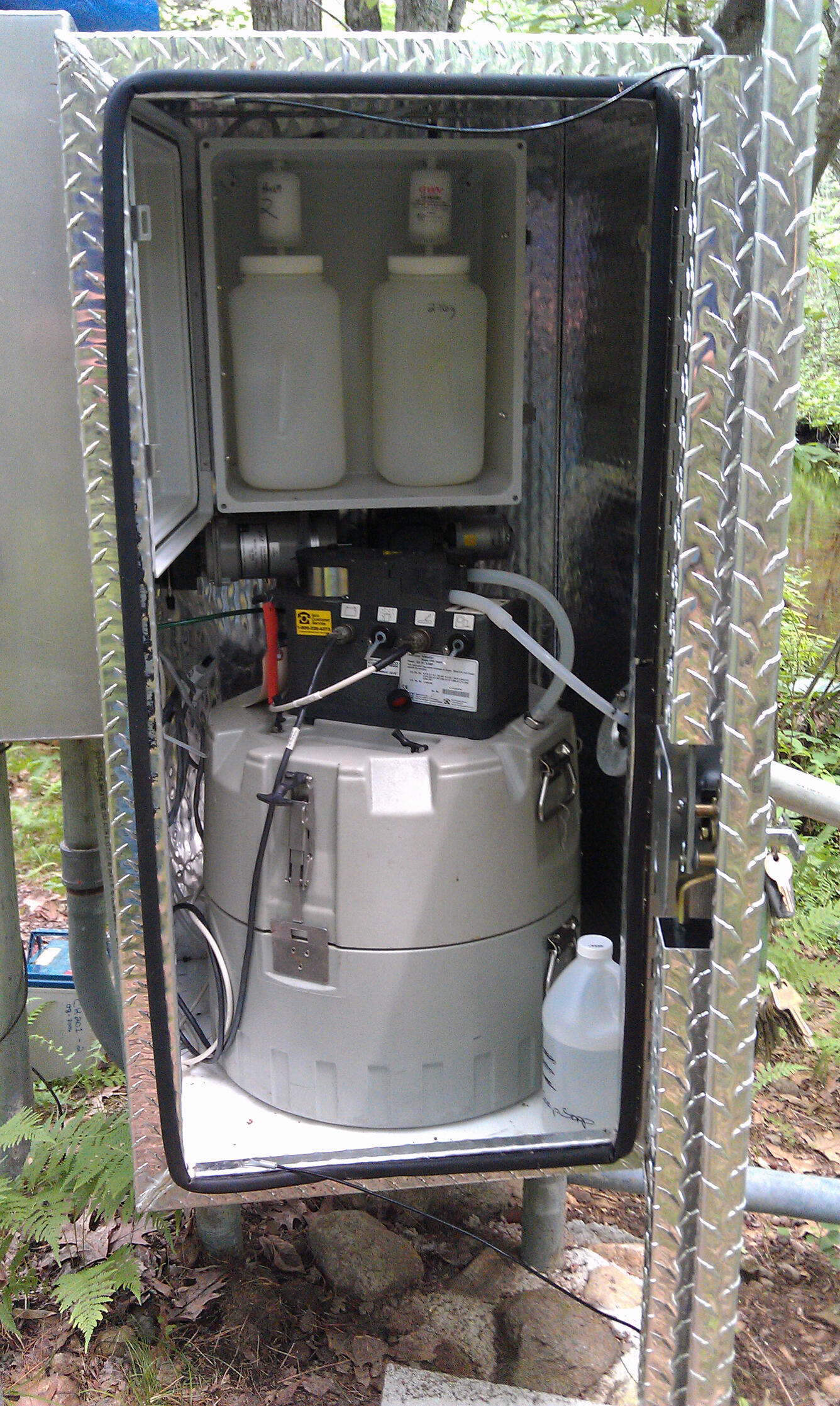 sampling system used to collect flow-proportional filtered and nonfiltered composite samples of stormflow