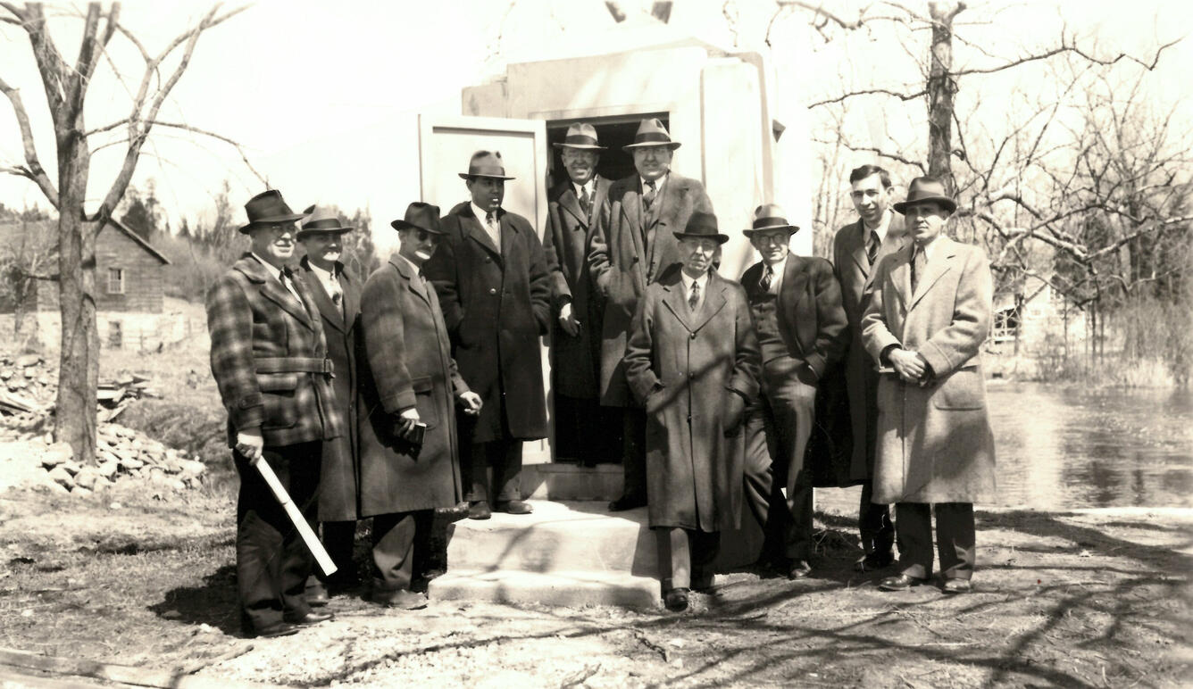 Photograph of USGS Personnel from the 1940's