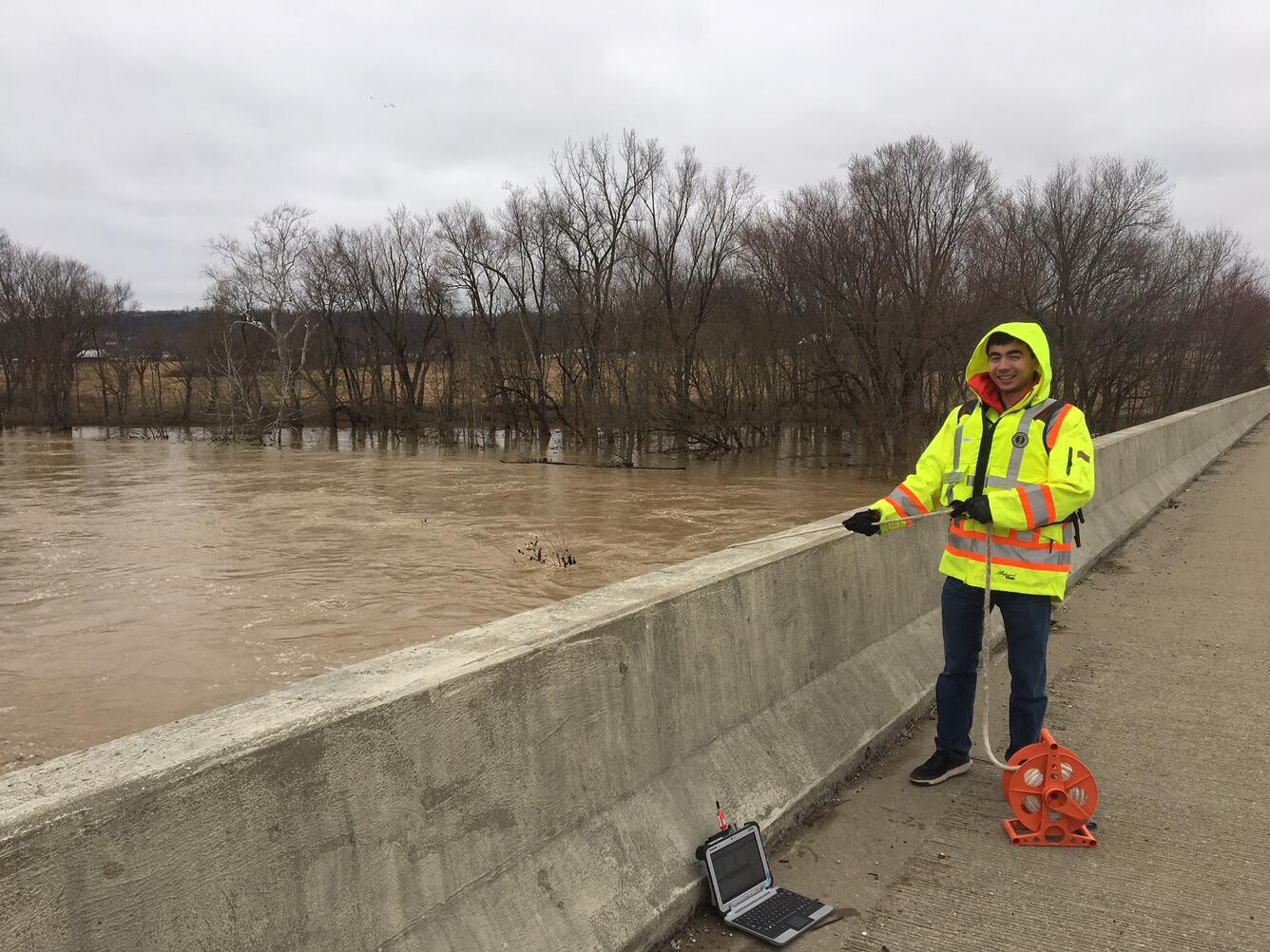 Photo of Hydrologic Technician, Andre Ferguson