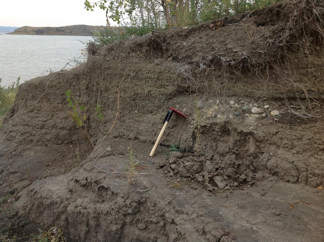Exposure along Missouri River