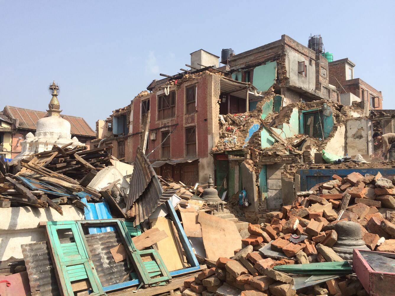 Damage to Monuments in Nepal