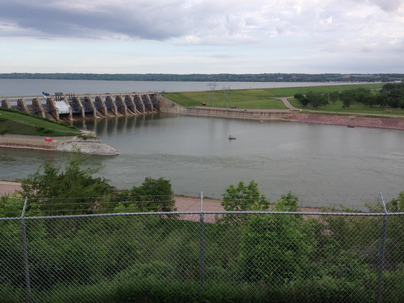 Gavins Point Dam on the Missouri River