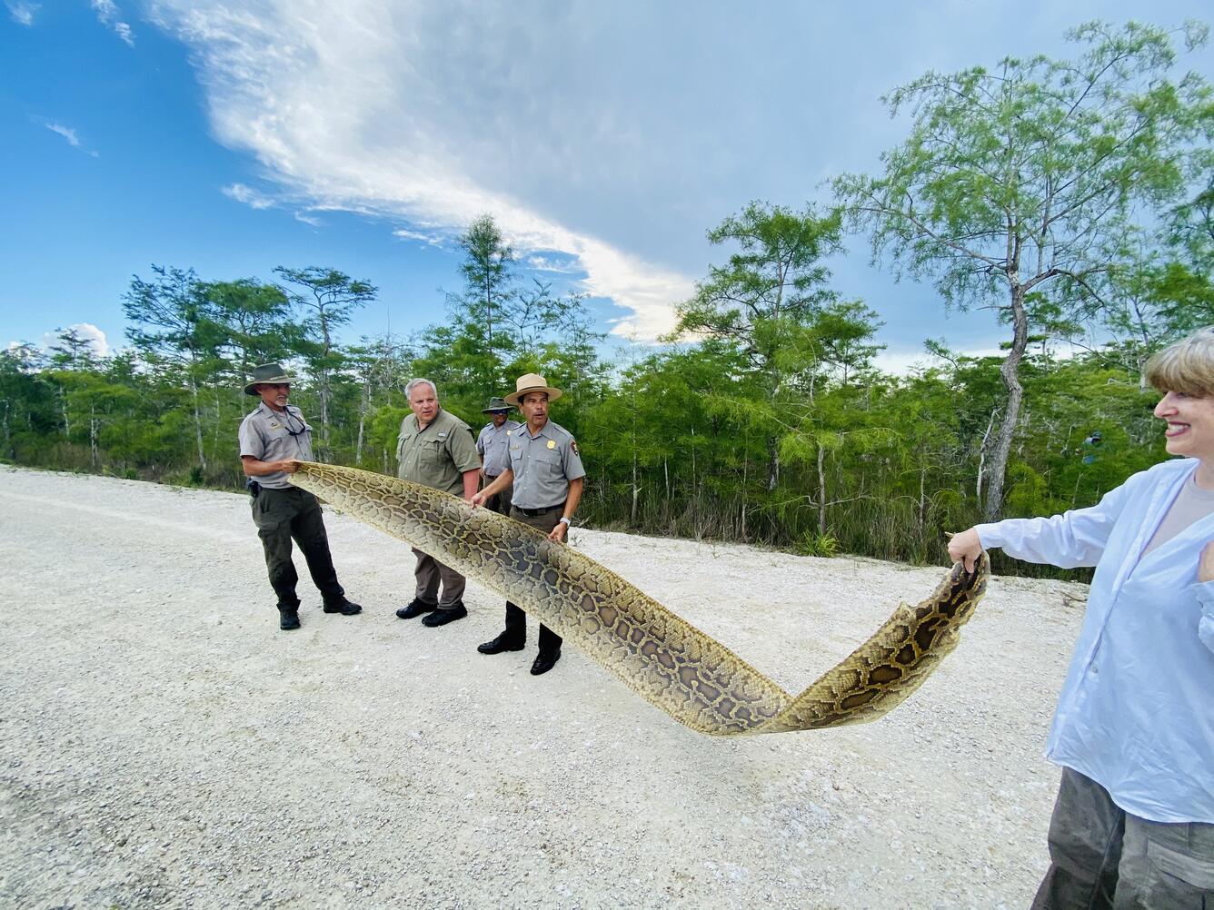 Secretary Bernhardt on a recent trip to Big Cypress National Preserve