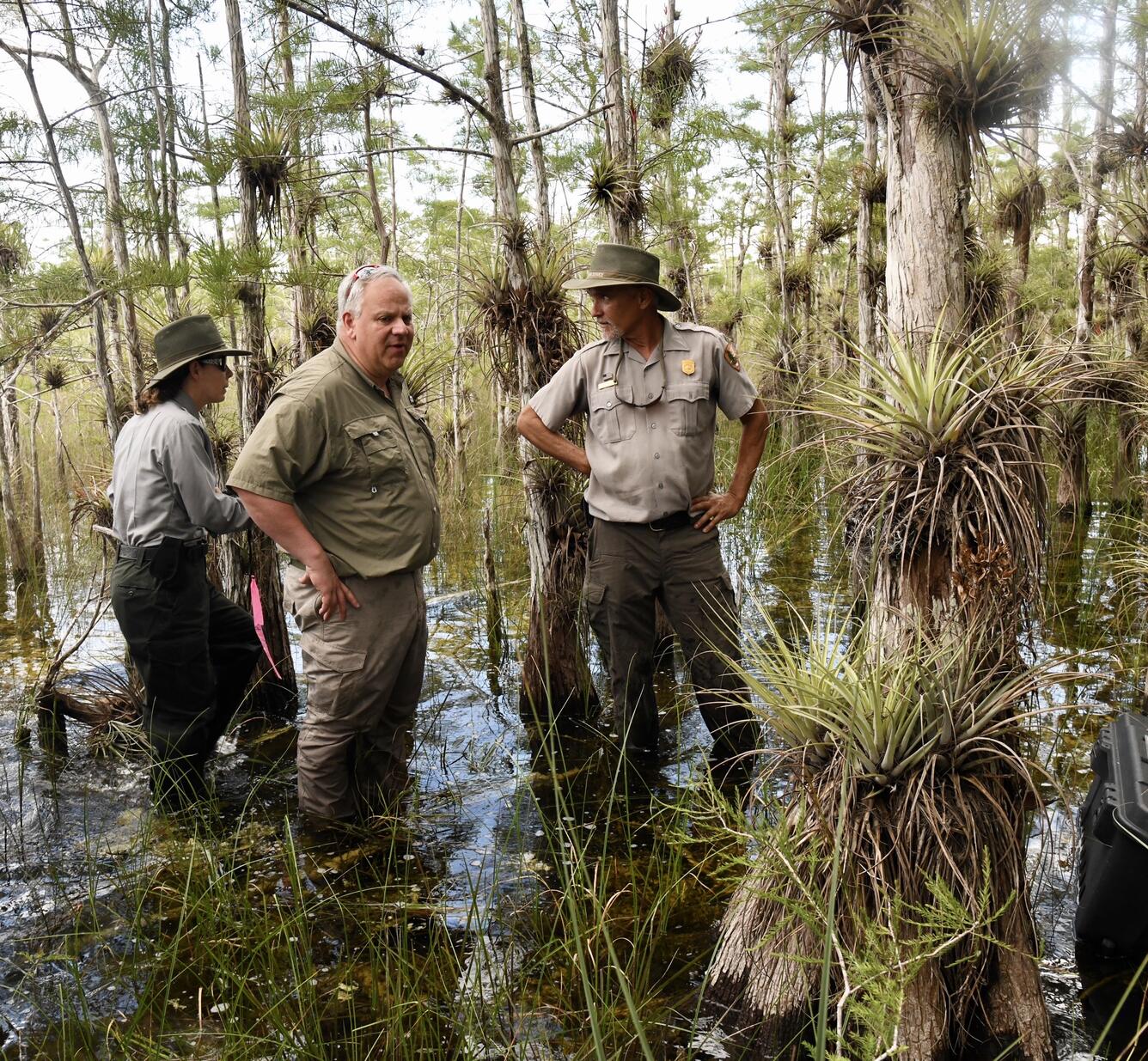 Secretary Bernhardt on a recent trip to Big Cypress National Preserve