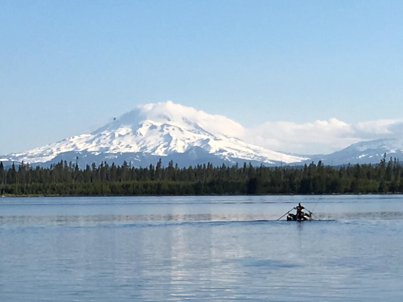 Crane Prairie Reservoir with South Sister