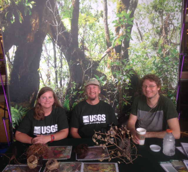 USGS representatives at Earth Day