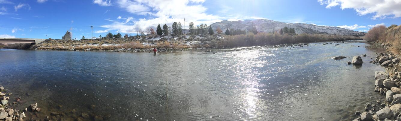 NAWQA surface-water sampling on the Truckee River near Tracy, Nevada