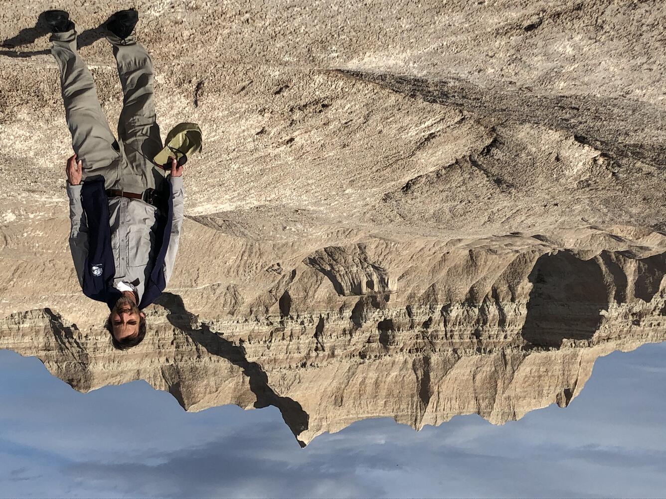 Michael Rosen at the Badlands