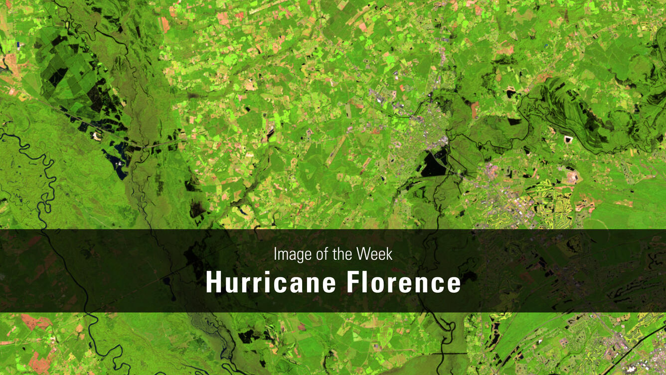 Title page for Image of the Week - Hurricane Florence
