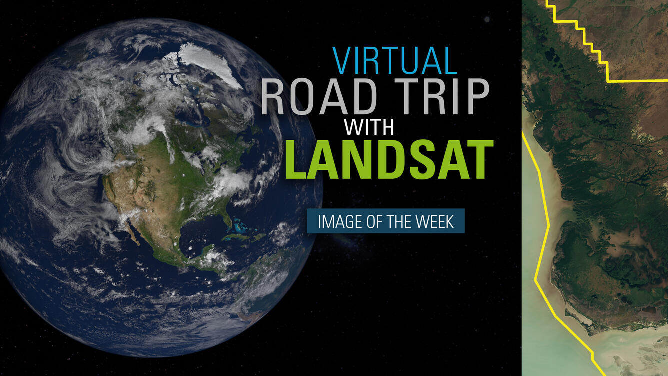 Thumbnail for Image of the Week - Virtual Road Trip with Landsat