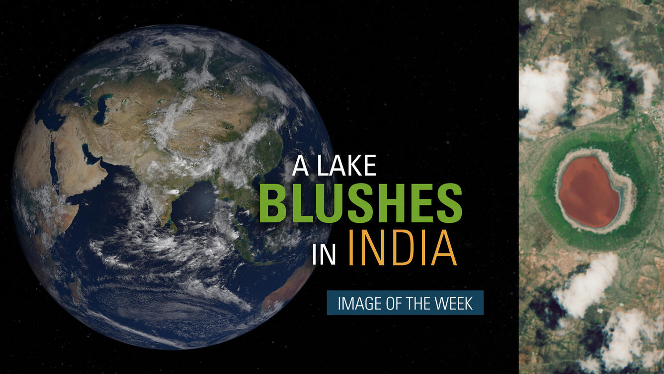Thumbail for Image of the Week - A Lake Blushes in India