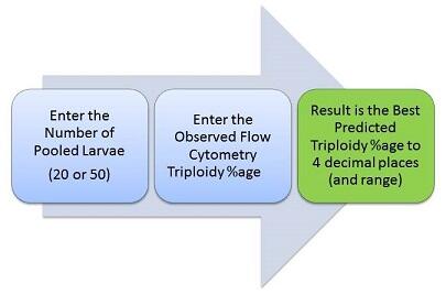 A website tool for the easy calculation of triploidy in a spawn