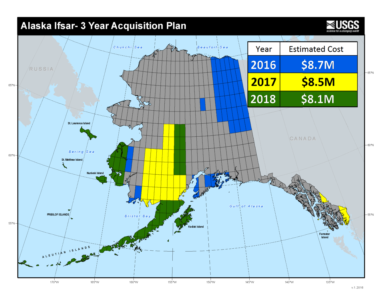 Alaska Ifsar 3-Year Acquisition Plan 2016-2018
