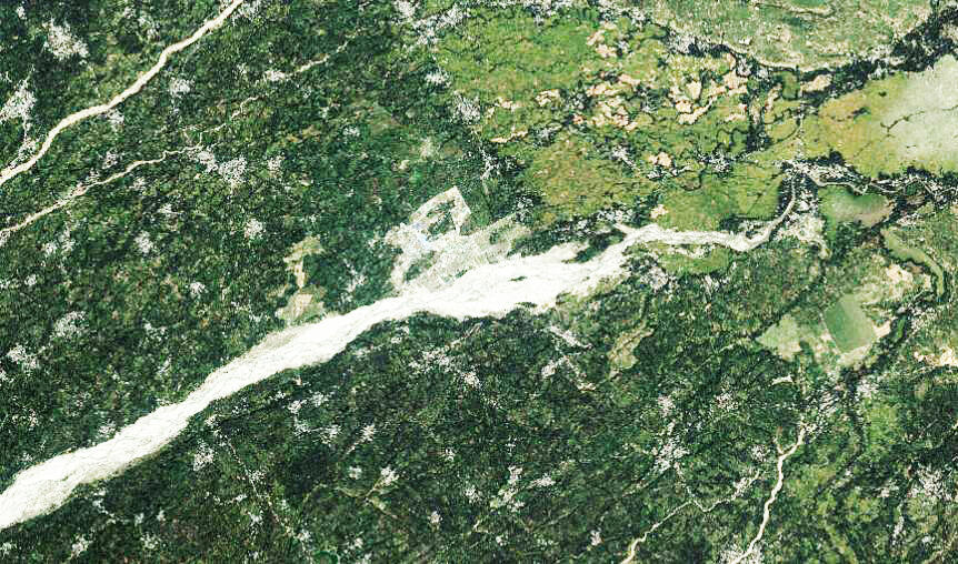 Flooding in northern India