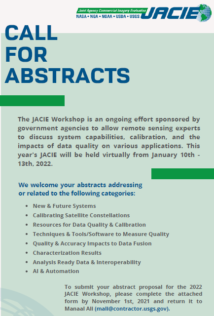 JACIE 2022 Call for Abstracts Image