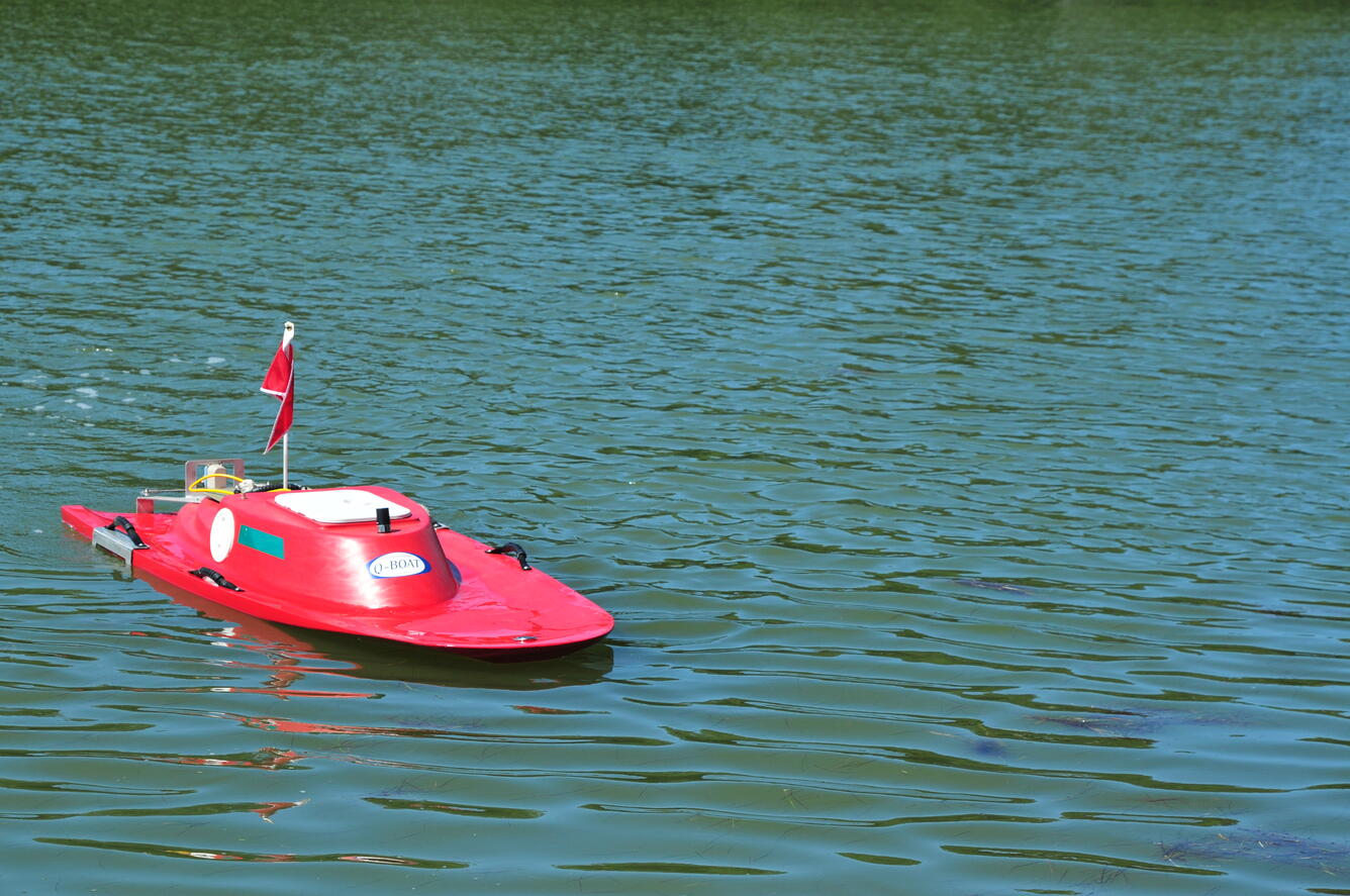 Remote-controlled Acoustic Doppler Current Profiler (ADCP)