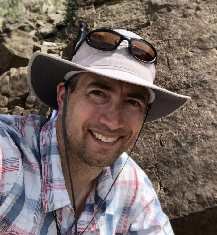 Joe Colgan in the field