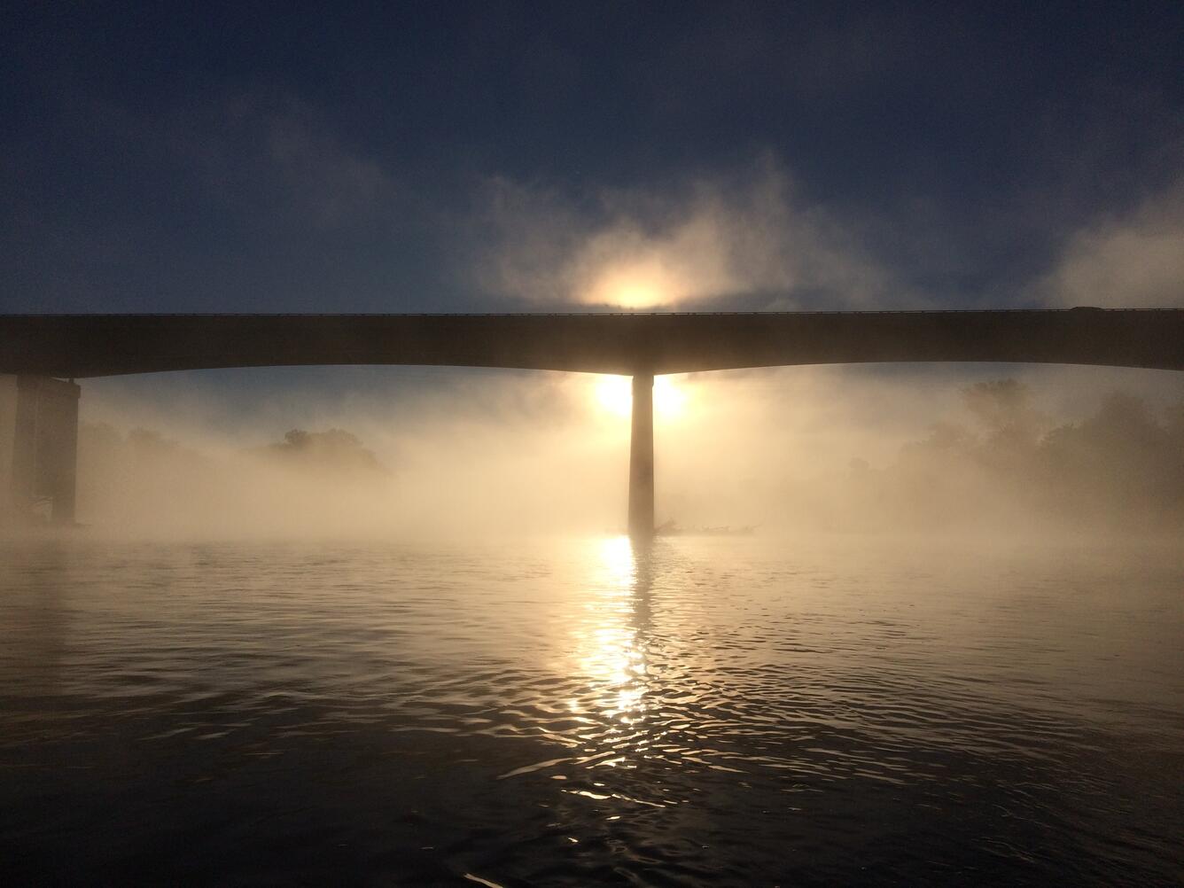 Foggy Kansas River