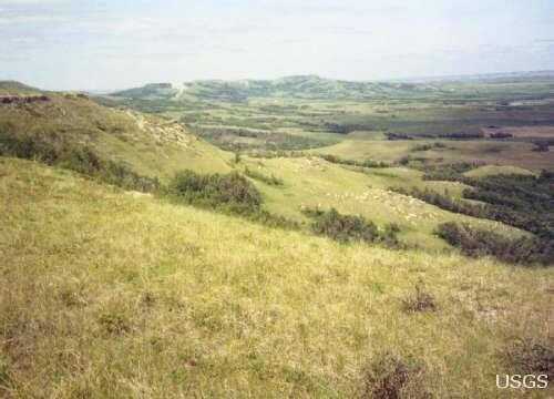 Killdeer Mountains, North Dakota, 1992. 