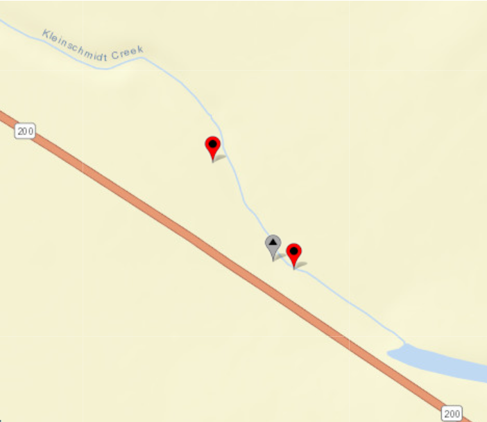Kleinschmidt wetland sites in Montana