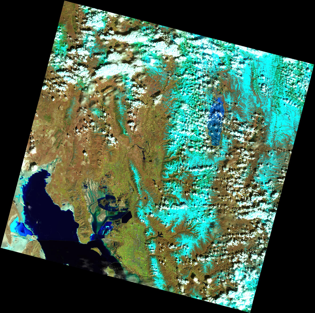 Landsat 8 Path 38 Row 31, Acquired March 29, 2013