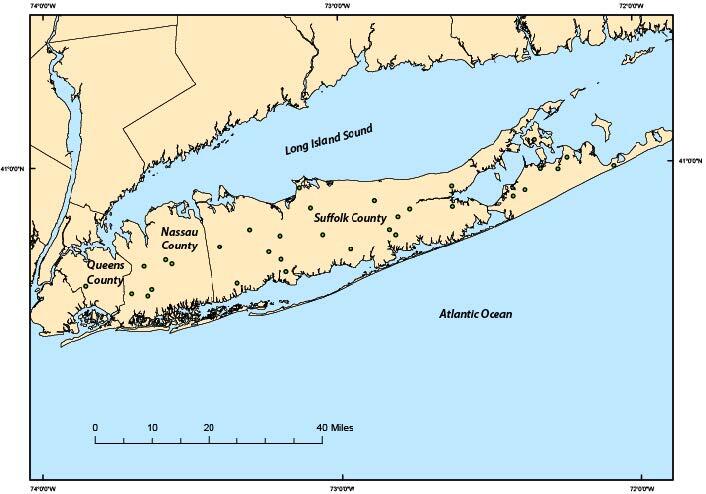map of Long Island