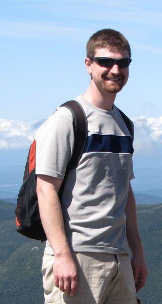 Luke on Lafeyette Range, New Hampshire