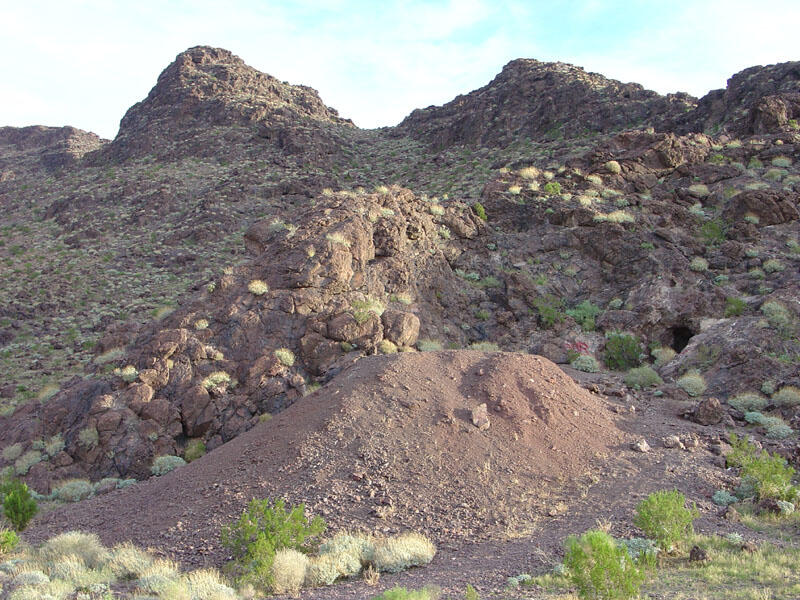 This is a photo of a small mine.