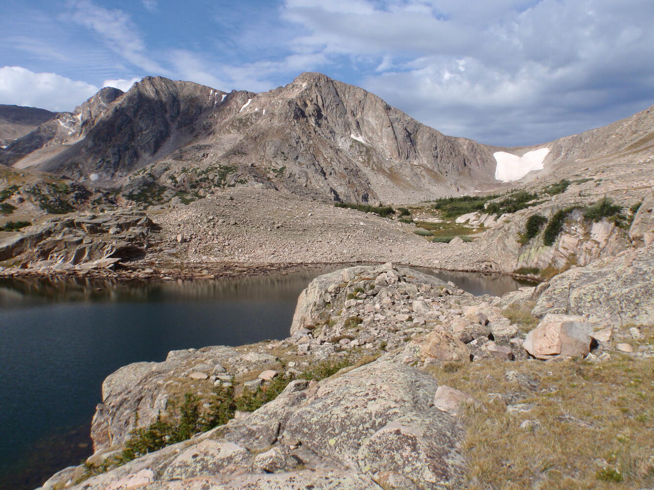Lake Husted, Rocky Mountain National Park, August 30, 2009. 