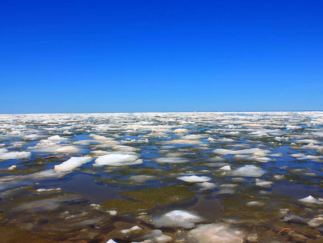 Ice on Lake Superior