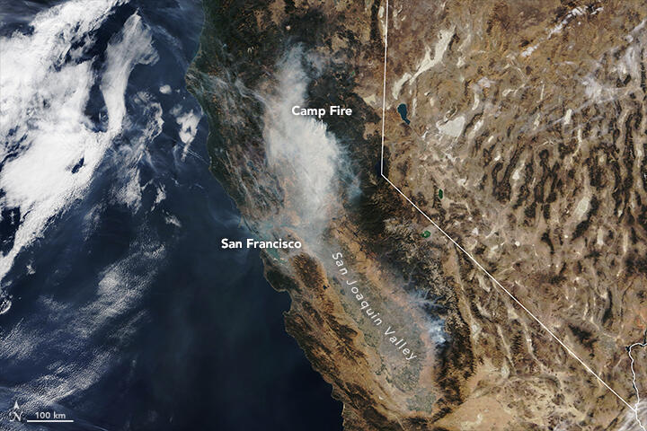 Landsat, Campfire images - March 2020