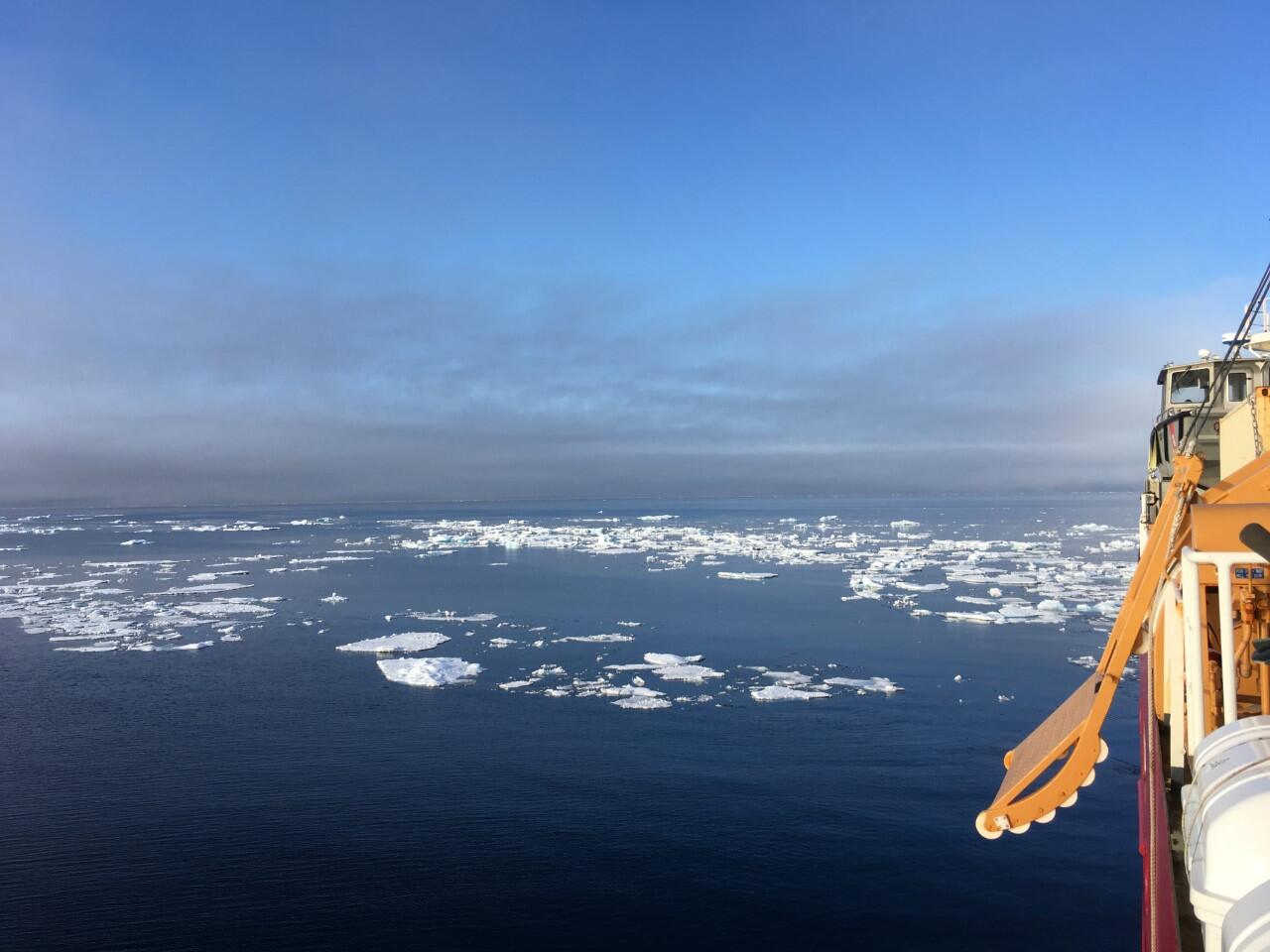 sea ice from the USGCG Healy