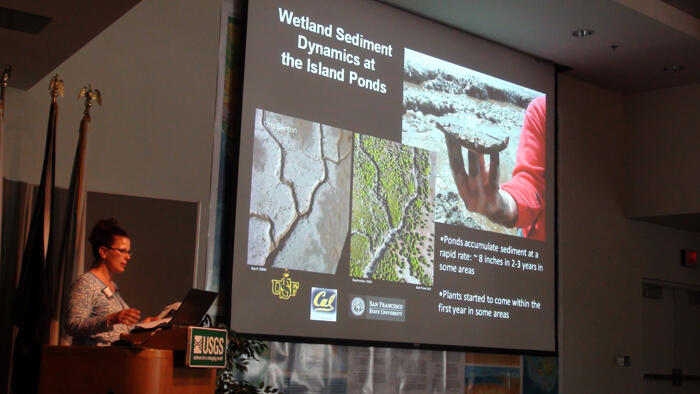 Laura Valoppi at USGS Presentation Theatre