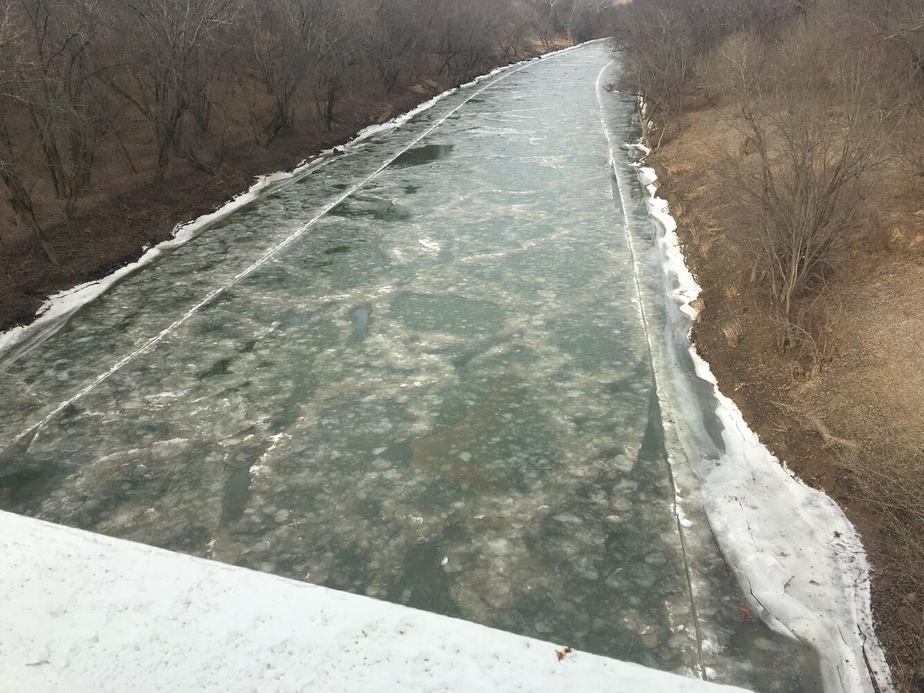 Licking River at Highway 536 near Alexandria, Kentucky looking downstream