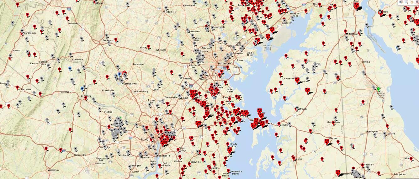 USGS NWIS Mapper Screen Shot