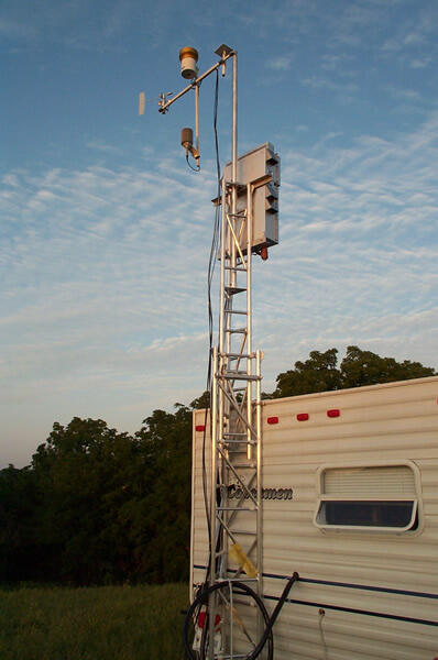 The USGS Mobile Atmospheric Mercury Laboratory can measure mercury