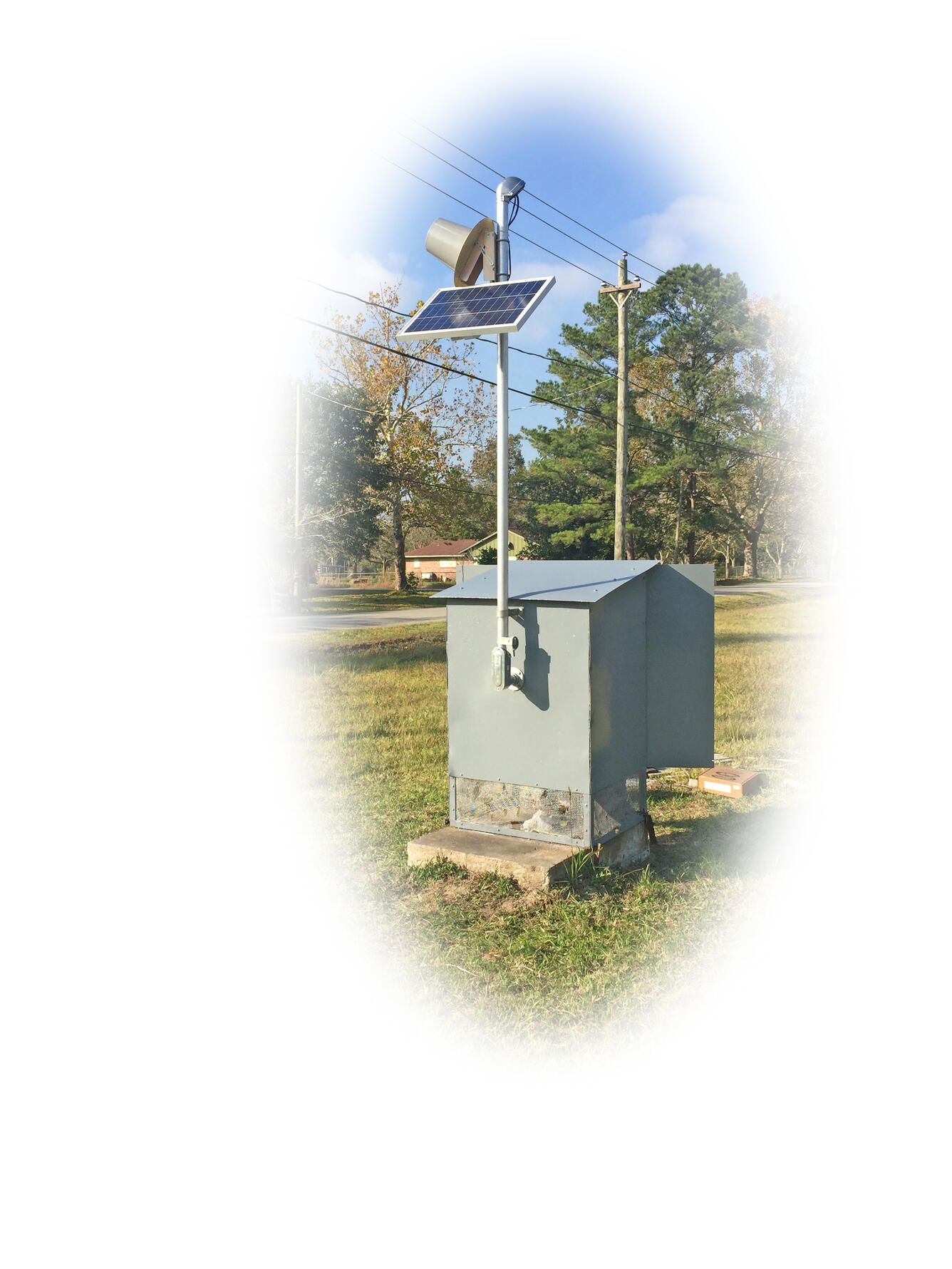 Monitoring well at U.S. Geological Survey site
