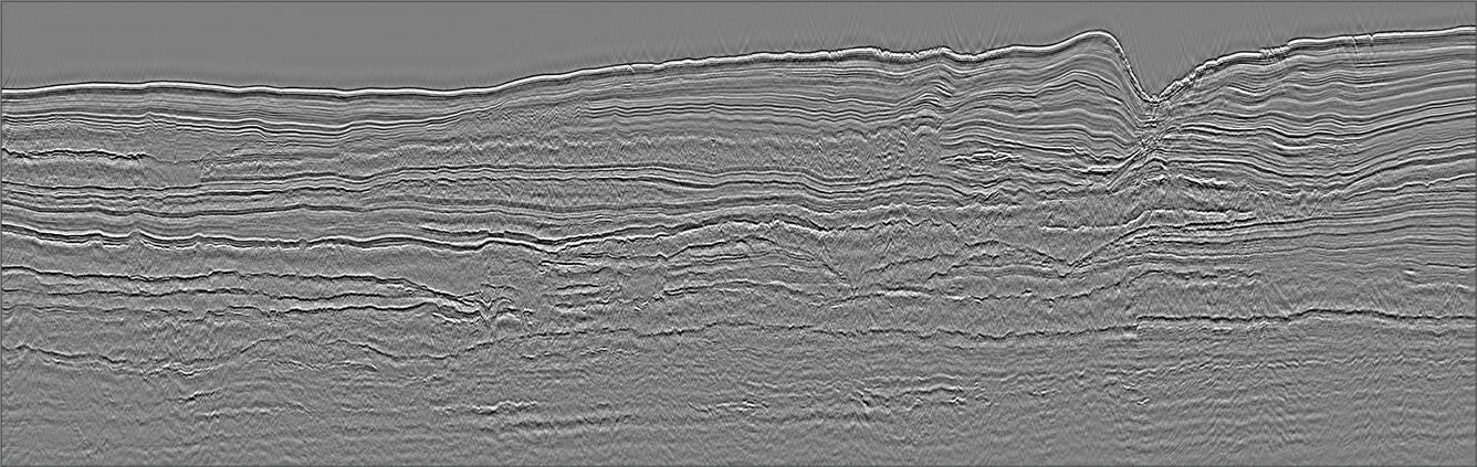 Multichannel seismic image