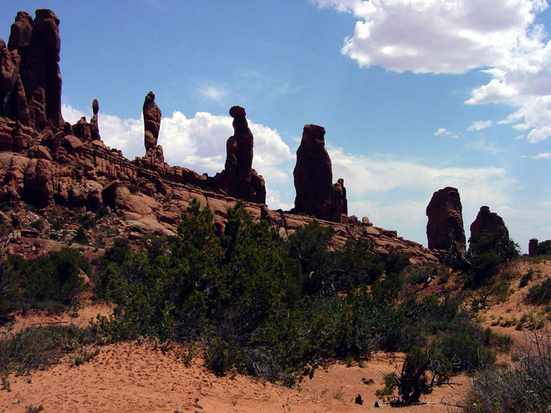 Marching Men, Arches National Park