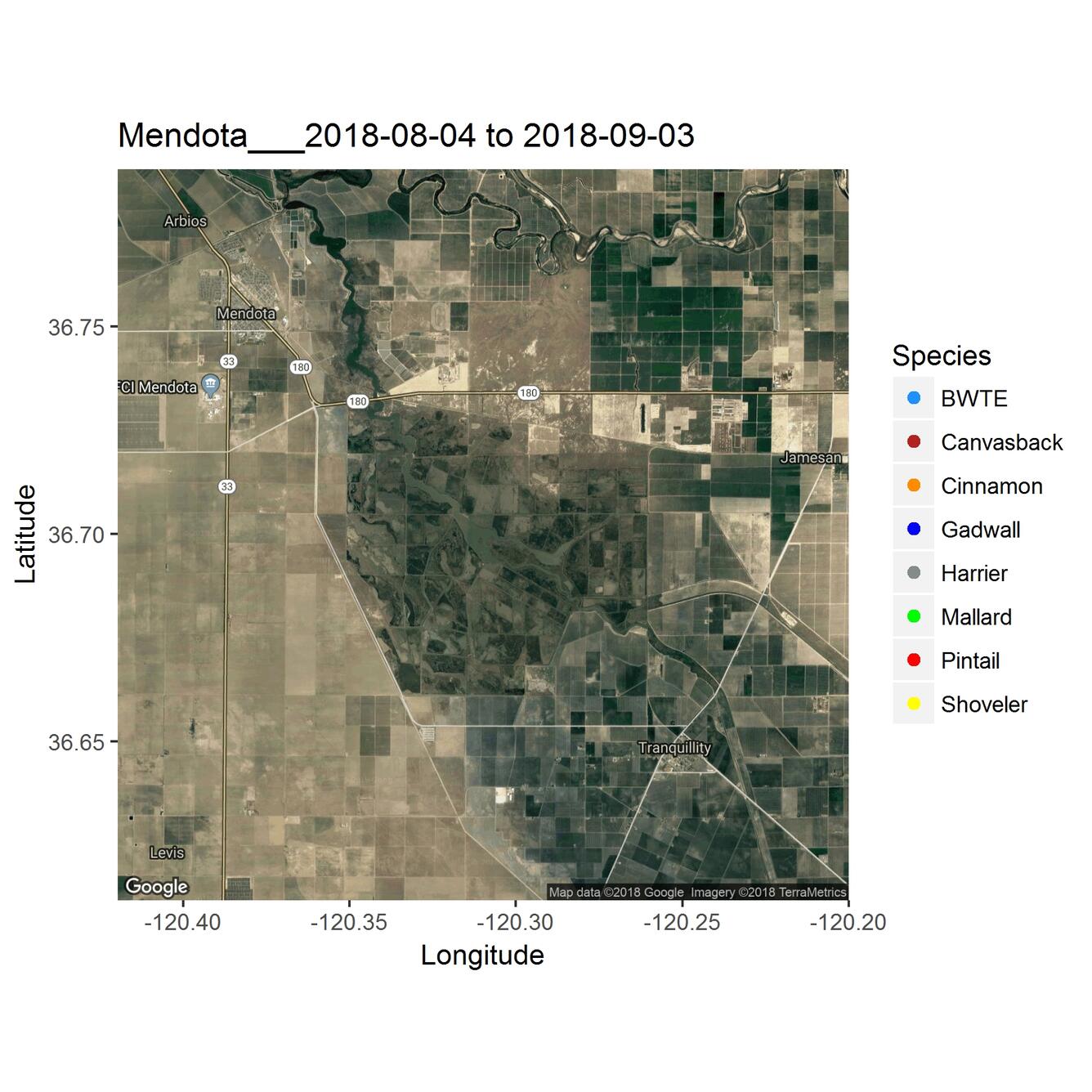 area map