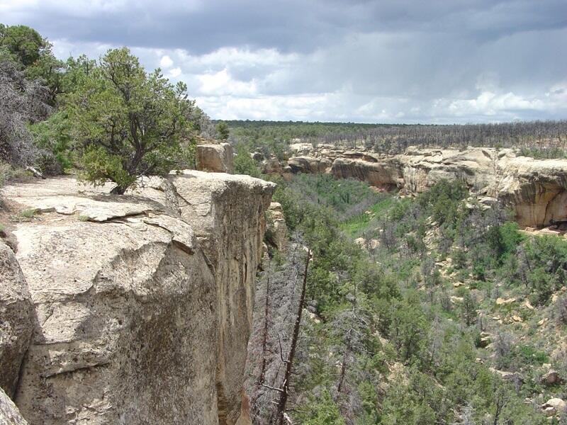 This is a photo of a view of Fewkes Canyon.
