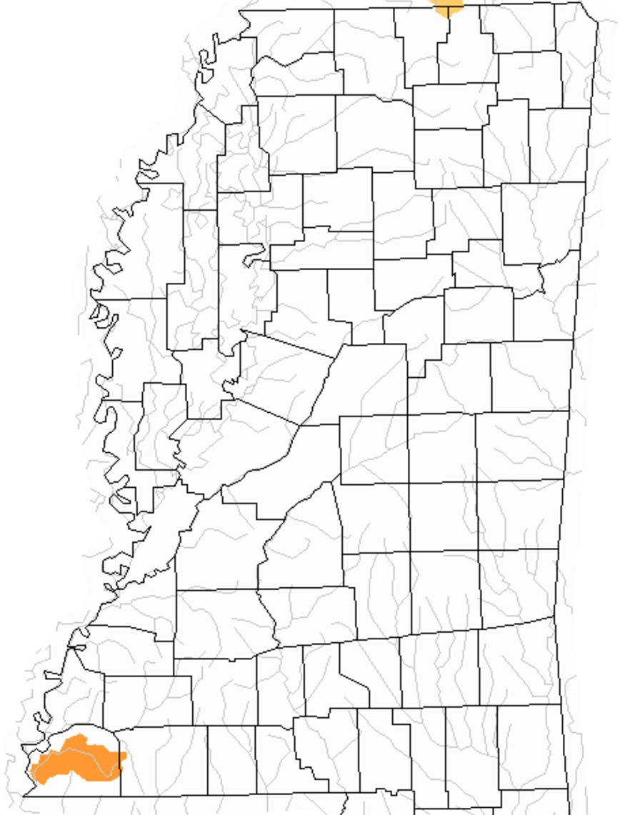 Mississippi DroughWatch Map