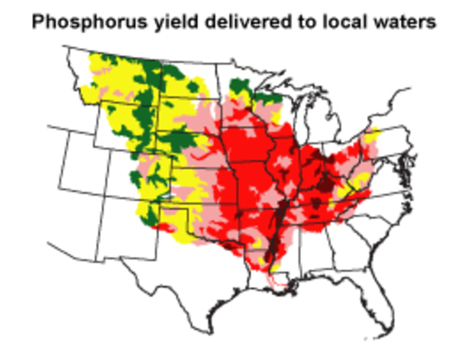 Mississippi/Atchafalaya River Basins - SPARROW