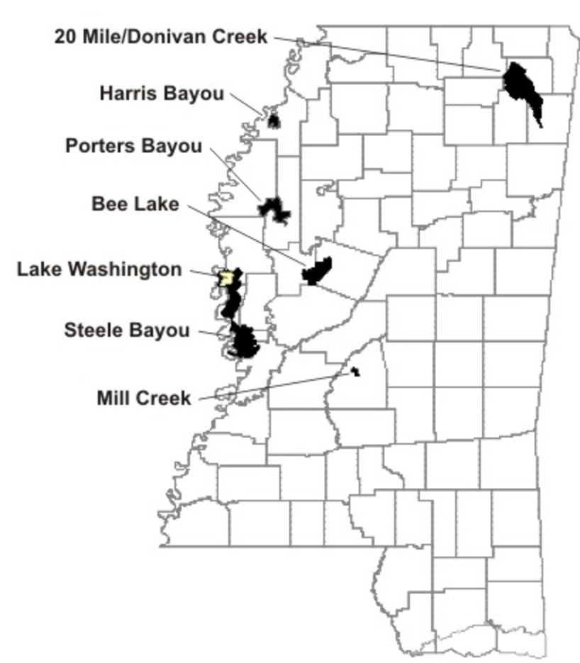 Mississippi Watershed Restoration & Protection Studies (319 Monitoring)