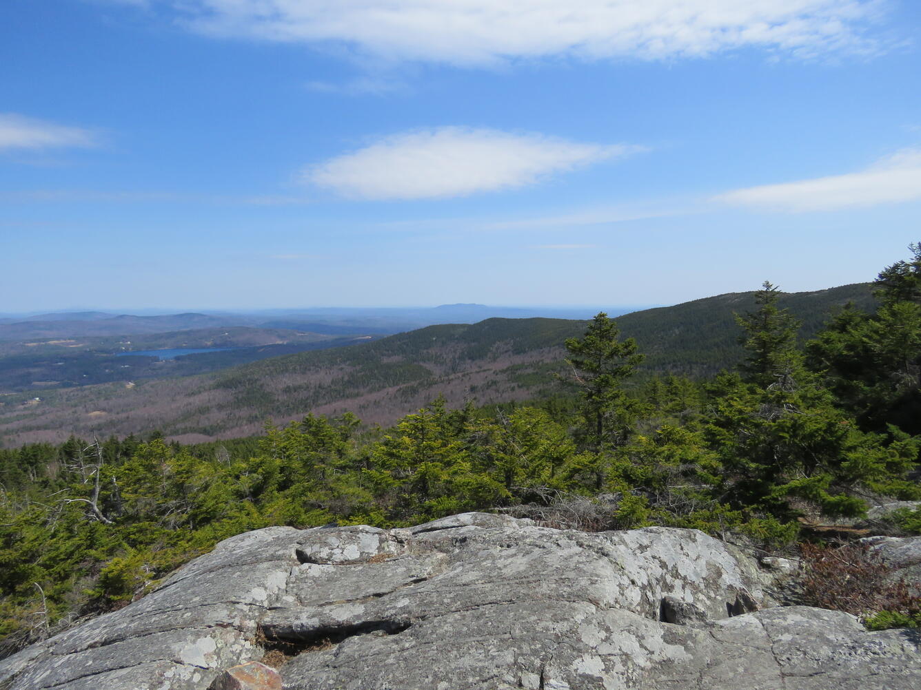 View from Monadnock State Park in Jaffrey, New Hampshire