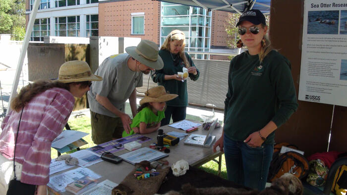 Sea Otter Research Table at 2012 USGS Open House
