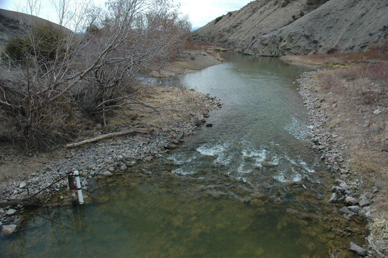 Photo of Muddy Creek near Kremmling, Colorado (April, 2008)
