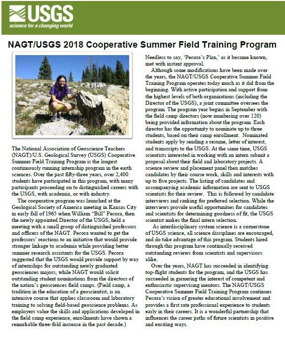 NAGTUSGS 2018 Flyer image