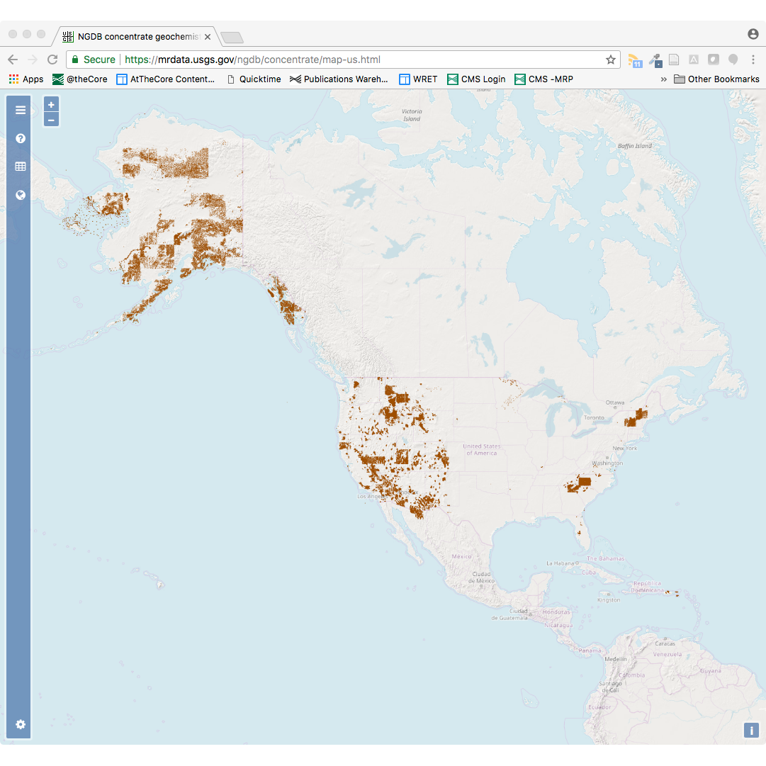 data portal screenshot